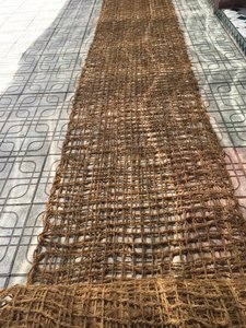 Tapis d'extérieur en jute rectangulaire, couleur unie, tissage plat, écologique, tapis fin pour usage extérieur - Macy - Product Image 6