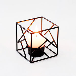 Bougeoir décoratif en T à vendre Fournisseur en gros Bougeoir en T en forme d'hexagone en métal fait à la main Nouveau design - Product Image 5