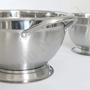 Cubo de vino y champán de alta capacidad con pedestal y mango Material metálico de acero inoxidable - Product Image 4