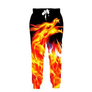 Pantalones bombachos de cintura alta para hombre y mujer, pantalón informal con lazo y cordón, con Bolsillos y cintura elástica - Product Image 1