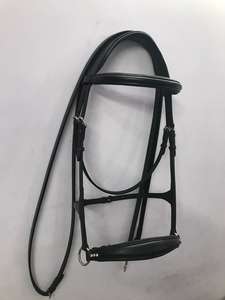 Brida para caballo sin bocado de primera calidad con acolchado suave y opciones personalizables, adecuada para todos los tamaños de caballos. - Product Image 4