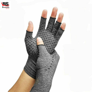 Guantes elásticos para deportes de medio dedo, transpirables, para rehabilitación, antiedema - Product Image 2