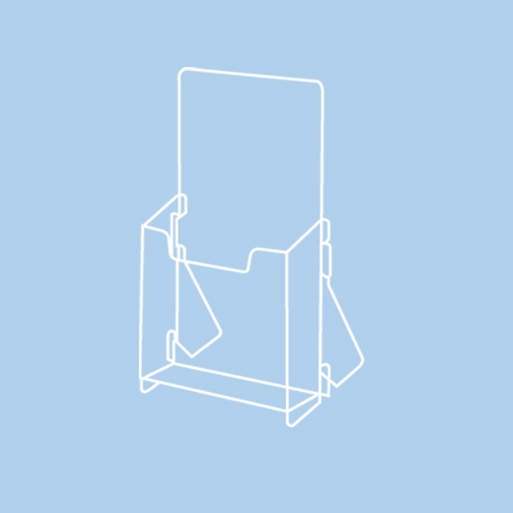 Складной дисплей для офиса визитница подставка