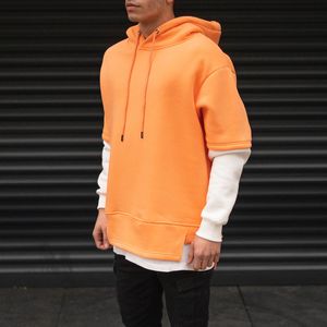 Sudadera con Capucha de Gran Tamaño, 100% Algodón, Tejida, para Hombre, Manga Regular, Nuevo Estilo, Buen Precio, Oferta al por Mayor, Tendencia - Product Image 5