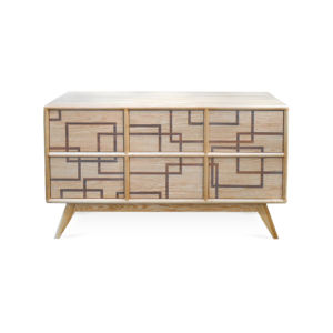 Hadwin Wooden Cabinet <b>Sideboard</b> Chest Modern Natural Design Living Room Bedroom Home Hotel Furniture - Product Image 2