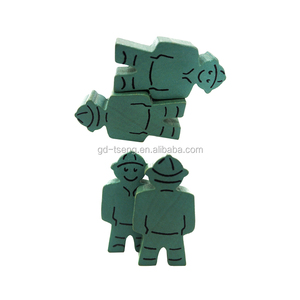 Jeu d'empilage d'équilibre en blocs de chasseurs en bois 3D GD pour enfants, tout-petits, préscolaires, jouet éducatif - Product Image 4