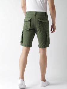 Custom Men's Summer Casual <b>Elastic</b> <b>Waist</b> Nylon Cargo Shorts For Men In High Quality Fabric - Product Image 3