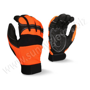 ถุงมือความปลอดภัย/ถุงมือทำงานหนัง/ถุงมือกลศาสตร์ที่กำหนดเอง - Product Image 6