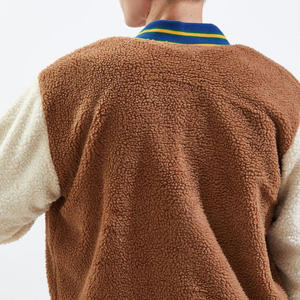 แจ็กเก็ตเลตเทอร์แมนสำหรับผู้ชายเสื้อแจ็กเก็ตผ้ากำมะหยี่ปักตามสั่ง - Product Image 5