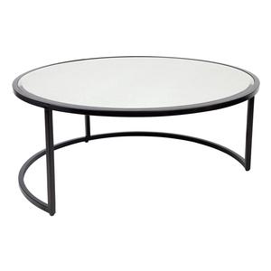 Modern Round Coffee <b>Table</b> With <b>Marble</b> Top and Iron Frame for Home Living Room Decorative Furniture Side <b>Table</b> - Product Image 3