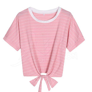 2022 Shirt for Woman Custom Logo 100% Cotton Casual <b>Crop</b> <b>Top</b> T Shirt Women's T-Shirt Cotton Shirt <b>Crop</b> <b>Top</b> - Product Image 1