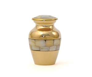 Mini urna de recuerdo grabada rosa, suministros funerarios - Product Image 6