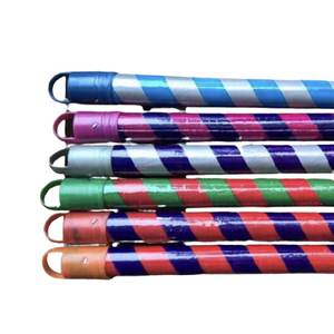 Manche de balai en bois PVC de haute qualité, vente en gros/manche de balai enduit de pvc - Product Image 4