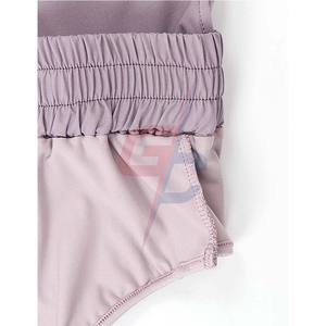 Pantalones cortos deportivos de secado rápido para mujer, Shorts de entrenamiento con bolsillos y cintura elástica para correr - Product Image 5