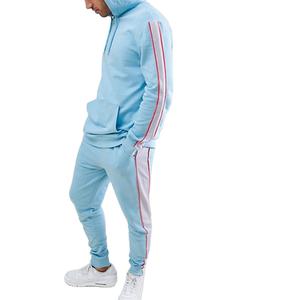 Nuevo diseño de los hombres ropa deportiva gimnasio corriendo ropa sudaderas con capucha Jogger trajes de chándal - Product Image 2