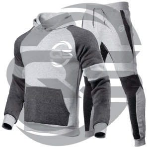 Survêtement de gymnastique 100% coton personnalisé pour hommes vente en gros ensemble de pantalons de jogging 2 pièces et vêtements pour les sports d'hiver - Product Image 3