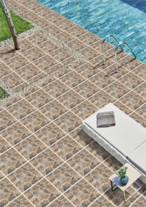 Azulejos de Porcelana para Exteriores, Antideslizantes, Antibacterianos, Acabado Mate, Certificación ISO9001, 12 mm de Grosor, 400x400 mm - Product Image 3