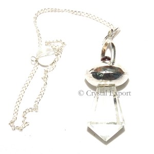 Get Online Crystal Quartz Spiritual Pendulums : Crystal Quartz Spiritual Pendulums for Sale - Product Image 1