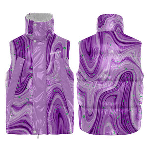 Último diseño cálido invierno burbuja Puffer entrenamiento mameluco onesie cremallera manga chaqueta deportiva chaqueta hombres Nylon burbuja Puffer chaquetas - Product Image 6