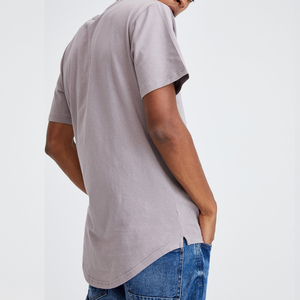 เสื้อยืด OEM ผลิตตามสั่ง ขายส่ง เสื้อยืดแขนสั้นสำหรับผู้ชาย ผ้าฝ้ายแท้/โพลีเอสเตอร์ และผ้าเนื้อนุ่มสบาย - Product Image 6