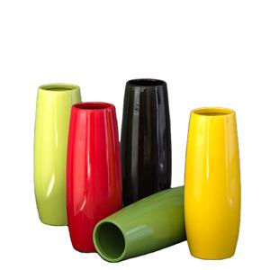 Sortes Couleur Style <span class=keywords><strong>Simple</strong></span> Remplissable À L'eau En Céramique Grand Vase À Fleurs - Product Image 1