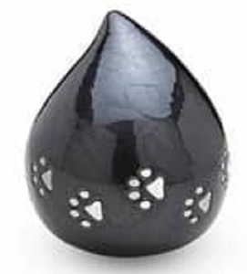 Rakuที่ใส่เถ้ากระดูกสัตว์เลี้ยง,พิมพ์ลายหัวใจเสร็จอุ้งเท้าสัตว์ - Product Image 2