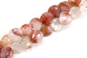 Belles pierres précieuses en Quartz Rutile naturel à facettes en forme de cœur, 1 brin, 38 pièces de qualité supérieure - Product Image 4