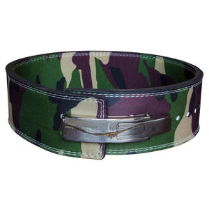 Ceinture en PU fabriquée sur mesure pour la salle de sport, l'haltérophilie et le trempage avec boucle à levier en cuir de vachette - Product Image 4