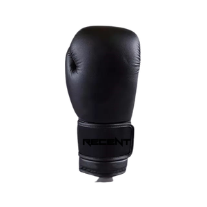 Gants de boxe personnalisés en cuir PU noir imperméable de 12 oz pour les arts martiaux, marque RECENT, taille universelle - Product Image 5