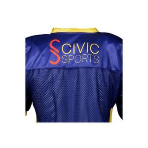 Uniformes de fútbol americano personalizados para adultos talla grande sublimación camisetas de práctica en blanco al por mayor conjuntos de equipo Spandex/poliéster - Product Image 3