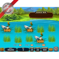 Carte de jeu vidéo d'arcade originale Borden fabriquée à Taïwan, 25 lignes, double écran tactile, jeu d'amusement Hunter Dog and Duck.
