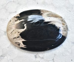 Cabujón de Ágata Natural de Raíz de Palma Indonesia, Gema de Alta Calidad, Formas y Tamaños Personalizados, Certificado para Grillz Dentales, Venta al por Mayor - Product Image 3