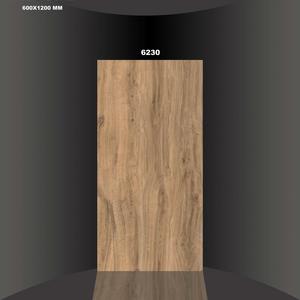 Carrelage de sol en céramique émaillée classique moderne Murs intérieurs Salles de bains Utilisation extérieure Aspect bois 600x1200mm - Product Image 1