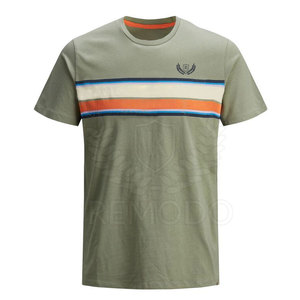 Camiseta deportiva para hombre, 100% algodón, temporada de verano - Product Image 1
