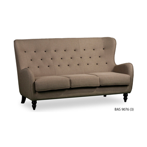 Juego de Sala Chesterfield BAS9076A, Muebles Clásicos Modernos, Cuero Genuino, Alta Durabilidad, Configuración 3+2+1 - Product Image 1