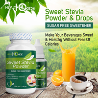 Líquido de Stevia a base de hierbas sin azúcar de sabor dulce natural seguro 100%, líquido oral para adultos