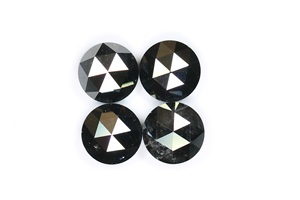 เพชรทรงกลมแบบโรสคัท 100% ธรรมชาติ สีซอลท์แอนด์เปปเปอร์ ราคาขายส่ง เพชรแท้ 100% แบบเม็ดเดี่ยว - Product Image 4