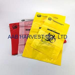 Large Capacity Biohazard Bags Medical Plastic Biohazard Bags Medical Waste Bag - Product Image 4