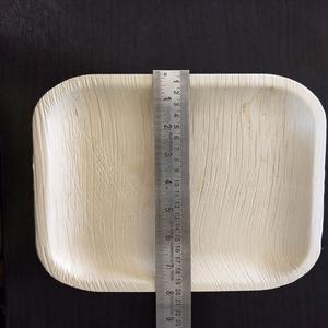 จานและแผ่นใบปาล์มอาเคาออร์แกนิกธรรมชาติ100% เป็นมิตรกับสิ่งแวดล้อมรูปแบบพืชที่ไม่ซ้ำกันแบบใช้แล้วทิ้งสลักไว้อย่างเชี่ยวชาญสำหรับงานปาร์ตี้ - Product Image 1