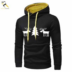 Sudaderas con capucha de manga larga de último diseño para adultos Técnicas bordadas de tela suave impermeables - Product Image 2