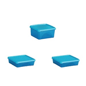 Récipients carrés de stockage des aliments et de cuisine Conception de récipient étanche à l'air de 650ml en plastique durable de qualité alimentaire Échantillon gratuit - Product Image 4