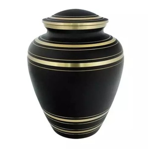 Top Selling Classic Design Cremation Urns With Gold Finished <b>Funeral</b> <b>Supplies</b> Metal Urns India cremation urns - Product Image 2