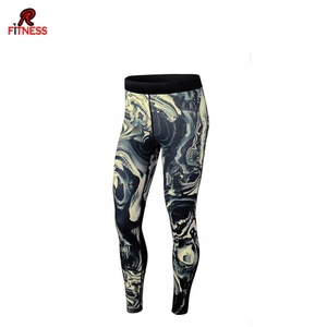 Legging de fitness pour femme de qualité supérieure, taille haute élastique, pantalon de yoga mi-long, avec logo par transfert thermique, vêtements de sublimation - Product Image 4