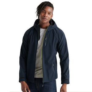 OEM CUSTOM Lightweight Waterproof Soft Shell Hooded Windbreaker <b>Jacket</b> <b>Long</b> Sleeve Winter with Zipper Wholesale Outdoor 2026 - Product Image 5
