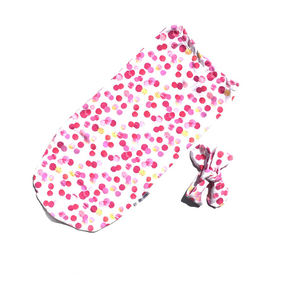 Customized Warm Soft 100% Cotton <b>Muslin</b> Baby <b>Swaddle</b> <b>Blanket</b> Wrap Set - Product Image 1