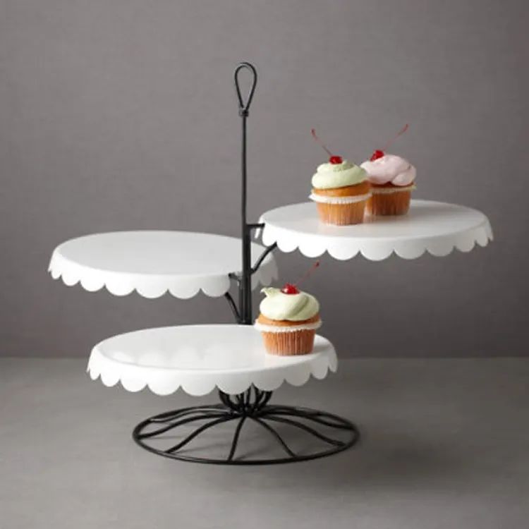 Modern Design Best Selling Metal Iron Cup Cake Stand 3 Tier Cake Stand Awesome Quality For Wedding & Birthday Events Table Decor