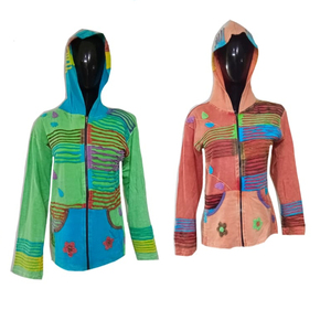 Veste en tissu unisexe, magnifique, moulante, indienne, Boho, à la mode, élégant et coloré, sans ligne, vente en gros, 2022 - Product Image 1