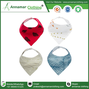 Baberos de Algodón Orgánico |   Baberos Suaves y Lavables para Bebés |   Baberos Reutilizables para la Alimentación |   Accesorio Transpirable Estampado para el Cuidado del Bebé - Product Image 6