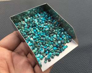 คริสตัลไครโซคอลล่าแท้ธรรมชาติ 50 ชิ้น ขายส่งแบบยกแพ็ค สำหรับทำเครื่องประดับแบบชิ้นใหญ่ - Product Image 4