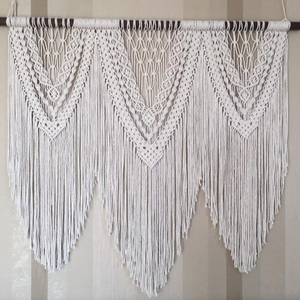 Tapiz de Pared de Macramé Grande, Tradicional y Étnico - Product Image 1